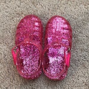 Carter’s toddler pink glittery gellies sandals